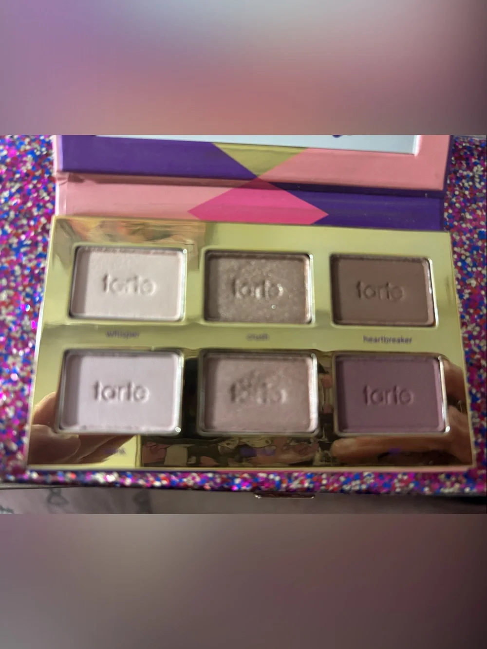 Tarte Glitter Palette barely touched inside